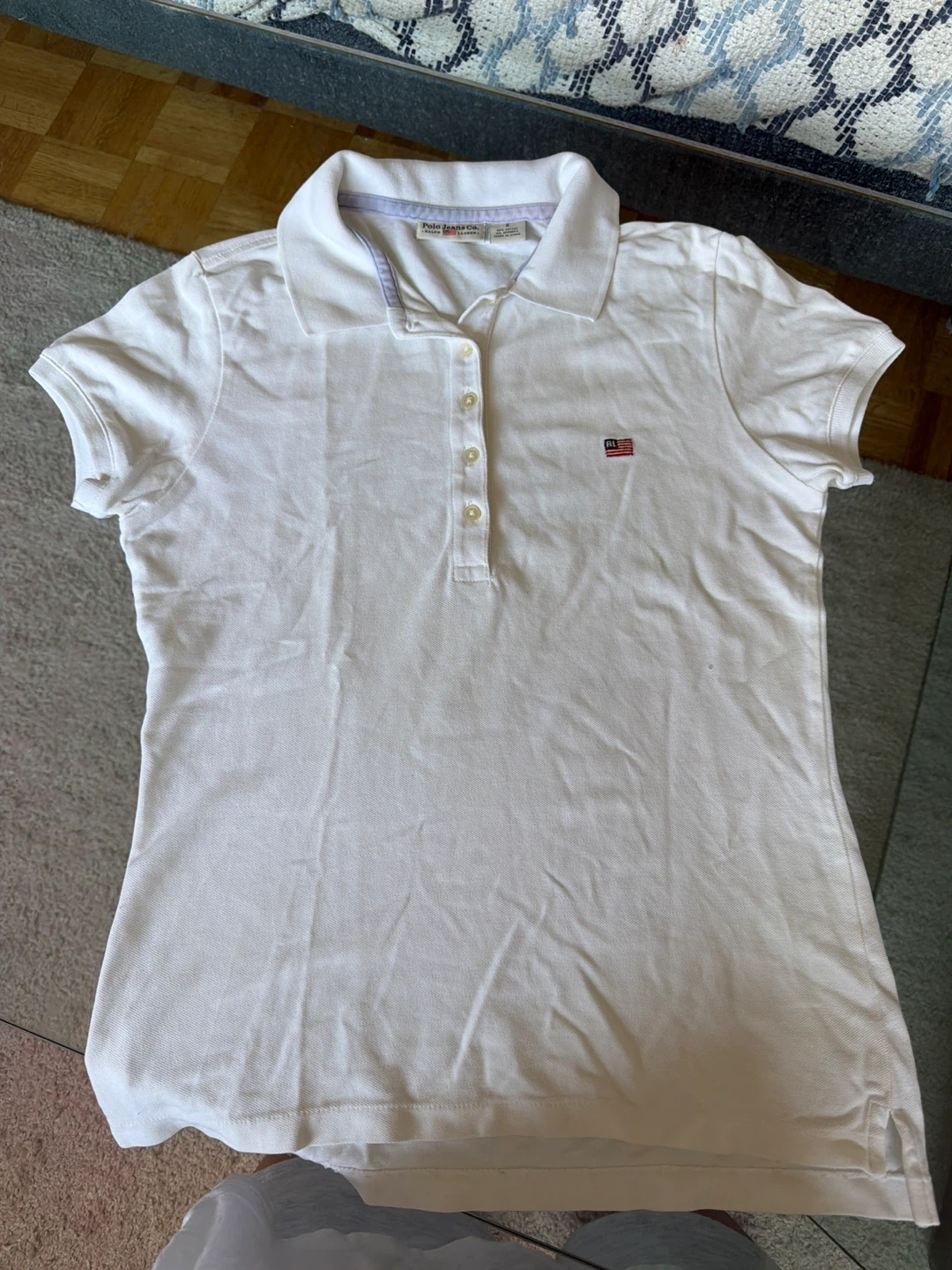 Polo Jeans Co. Ralph Lauren White Polo Shirt - Size S - photo 2
