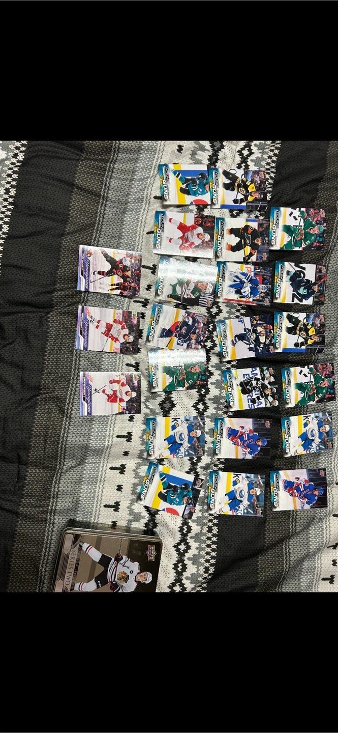 Oversized young guns cards