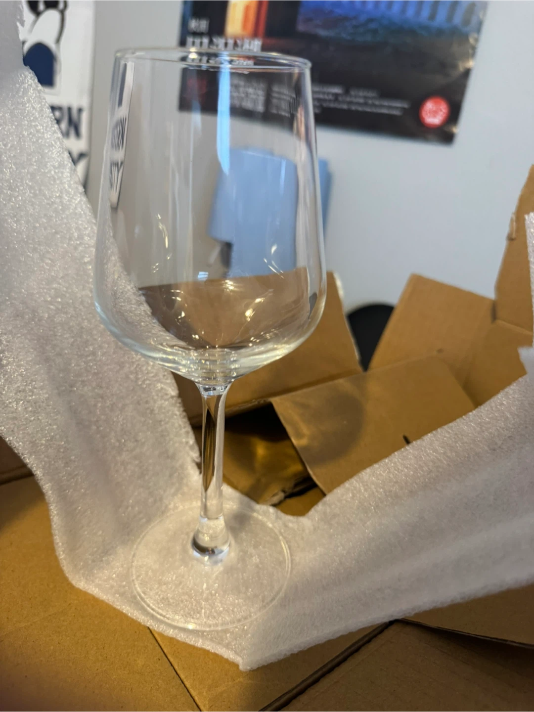 C CREST Wine Glasses Set of 8, 12oz, Lead-free