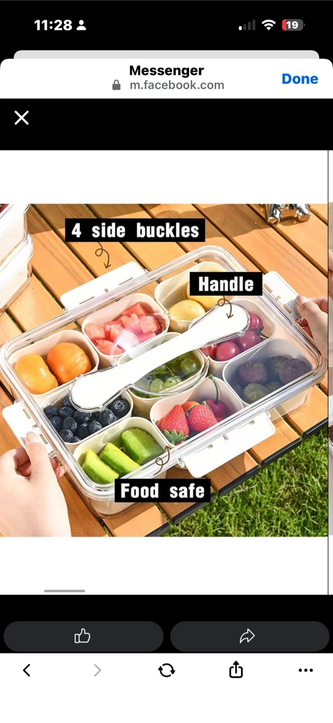 Portable Bento Box with Utensil