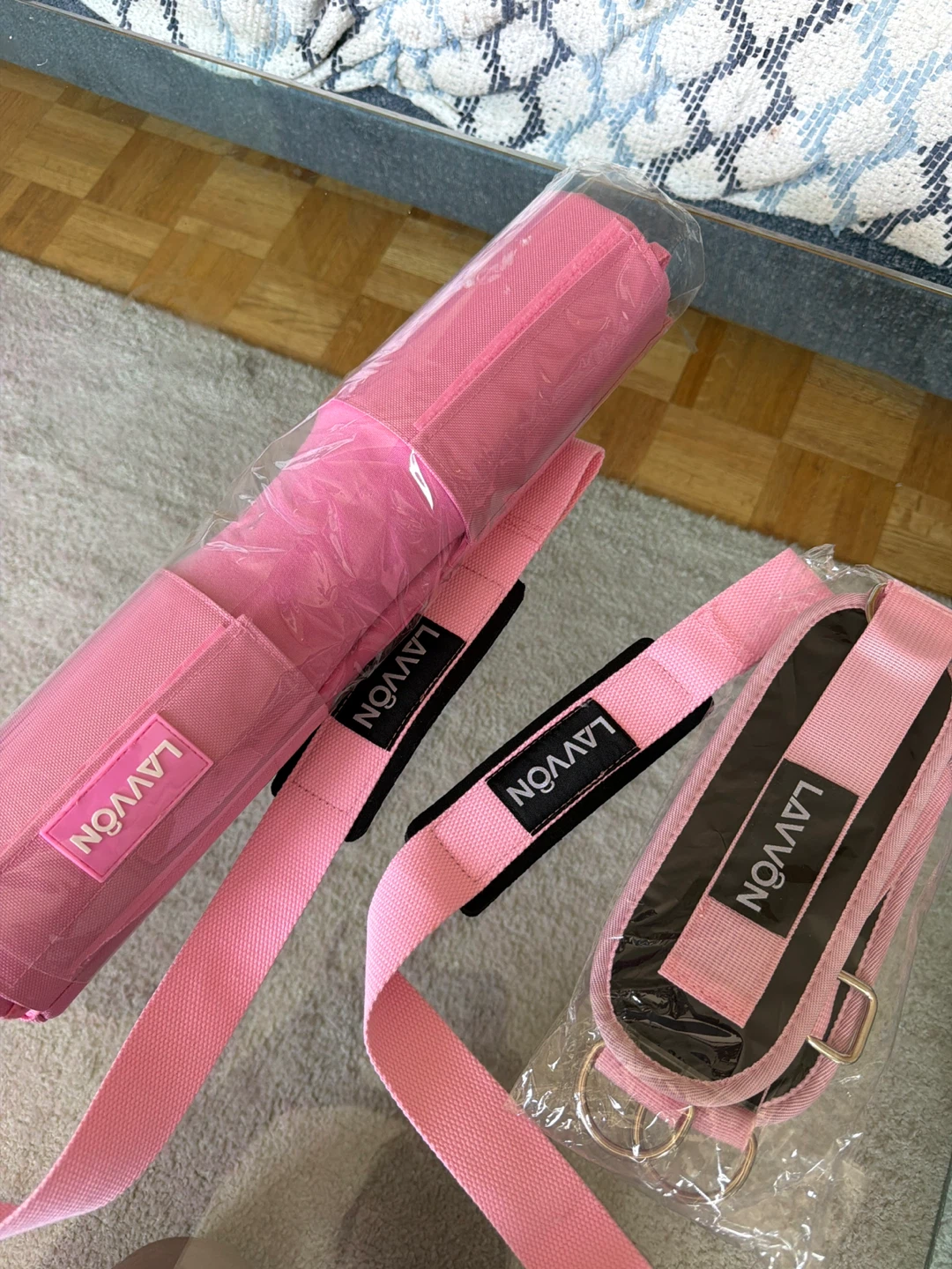 Lavon Pink Hip Band Set
