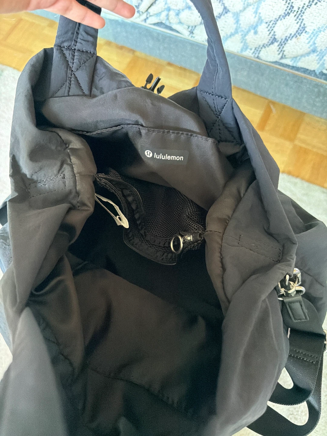Lululemon Black Nylon Duffel Bag - photo 3