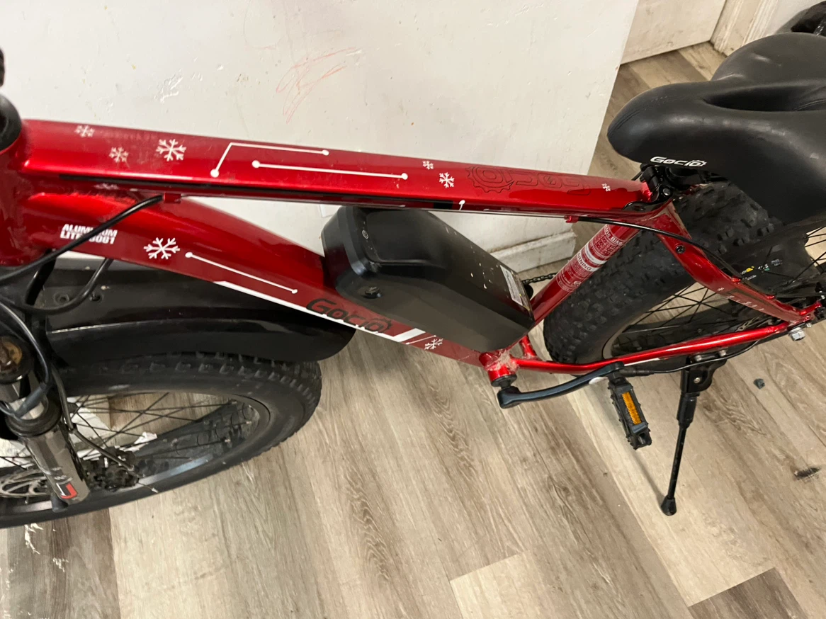 Red Electric Fat Tire Bike - photo 3