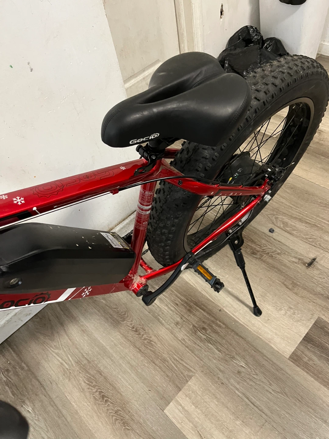 Red Electric Fat Tire Bike - photo 4