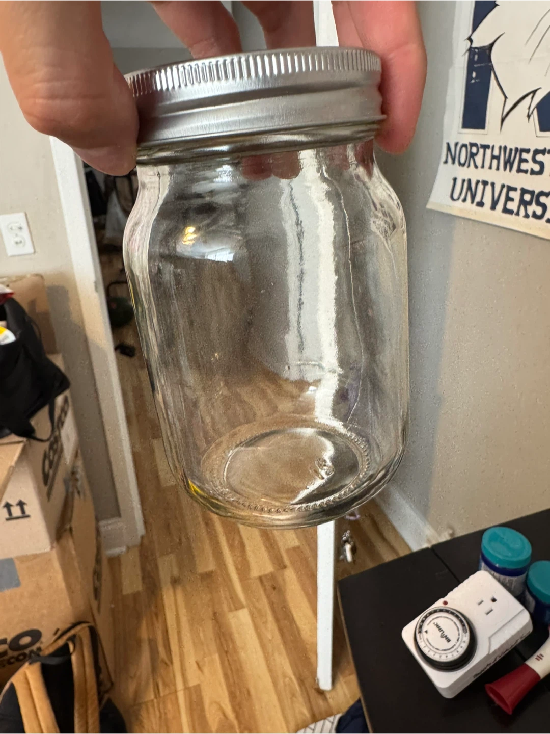 15 Glass Mason Jars with Lids - photo 2