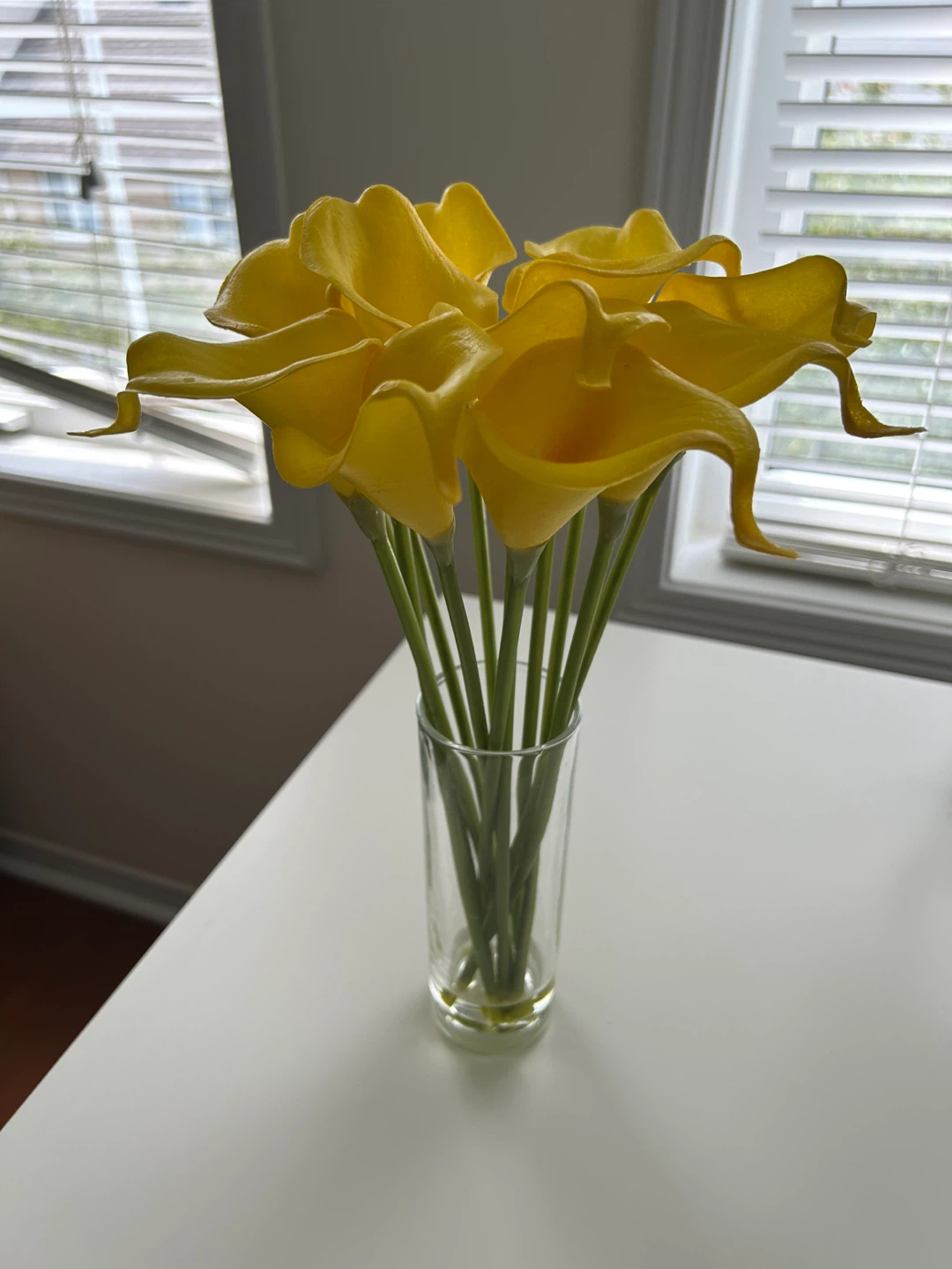 Yellow Calla Lily Artificial Flower Bouquet