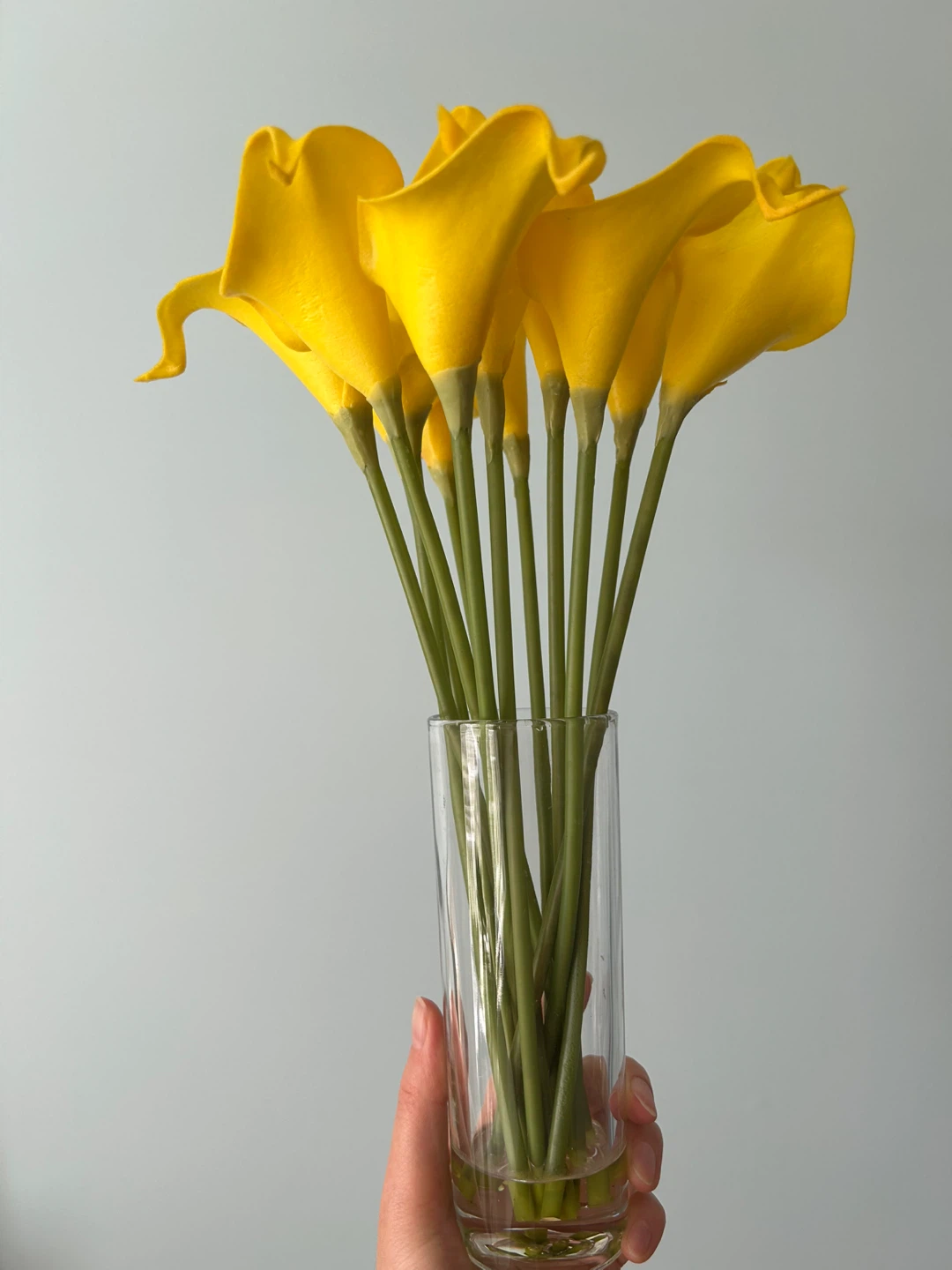 Yellow Calla Lily Artificial Flower Bouquet - photo 3