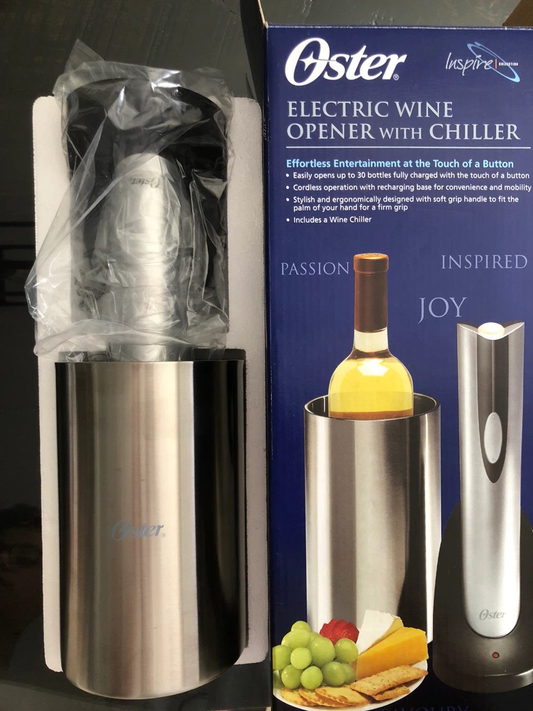 Oster Electric Wine Opener with Chiller - photo 2