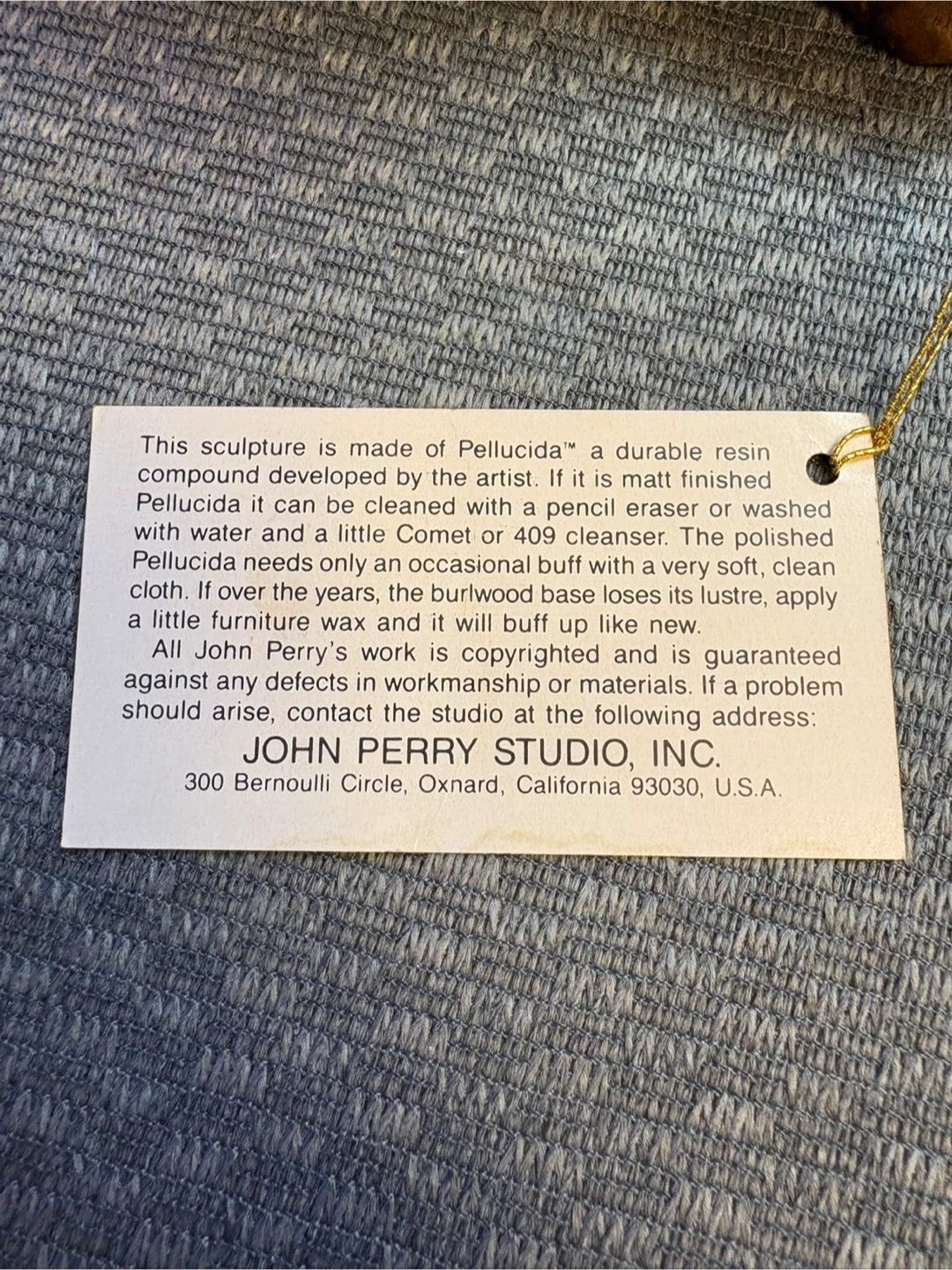 Vintage 1987 John Perry Unicorn Figurine Sculpture - photo 4