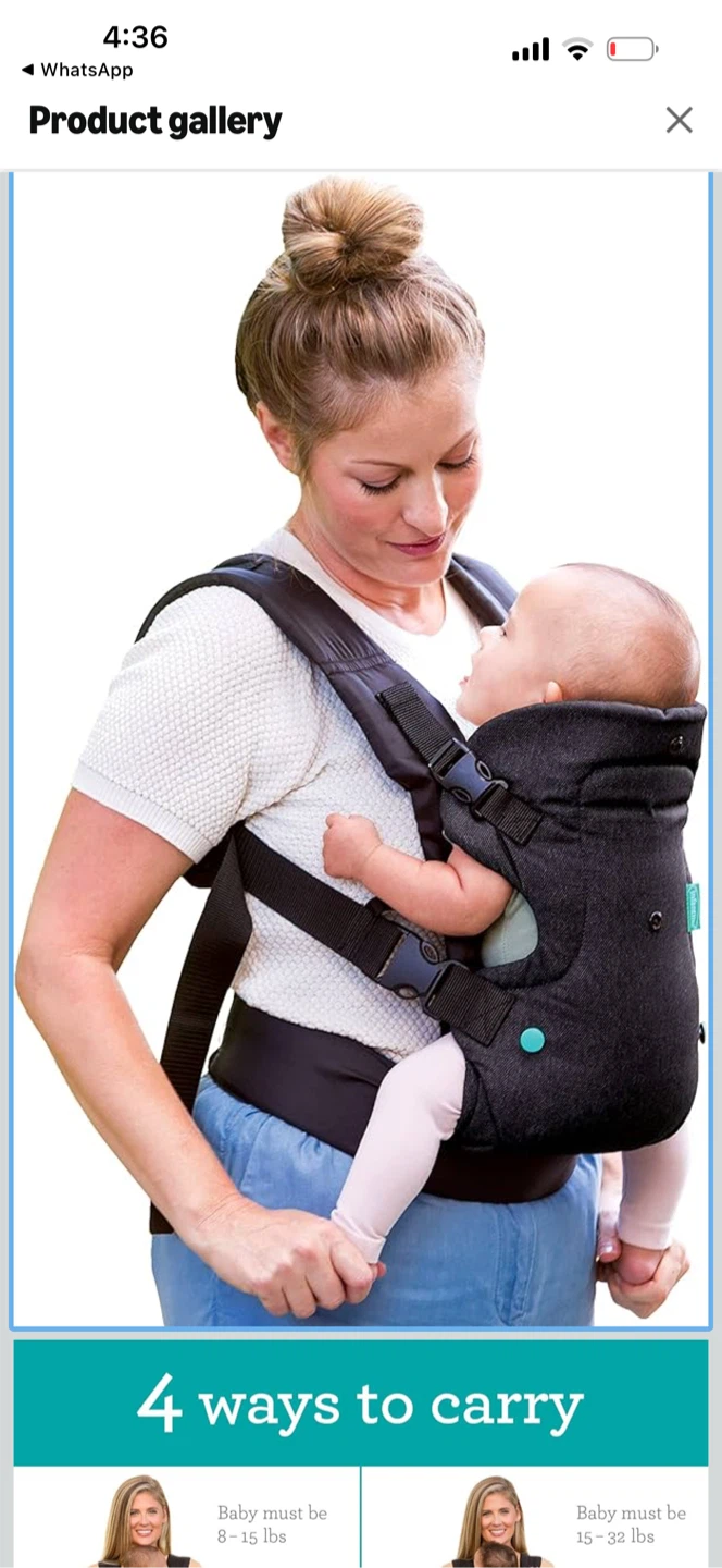 Infantino Flip Advanced 4-in-1 Convertible Carrier 2 Pack - photo 5