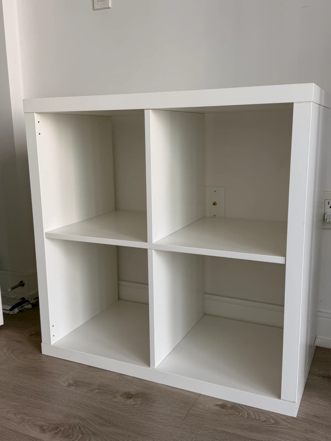Ikea white shelf