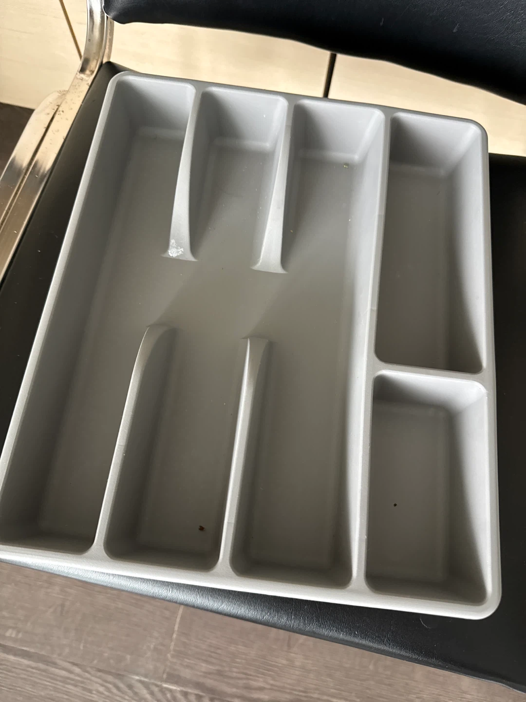 IKEA Grey 7-Compartment Cutlery Organizer Tray