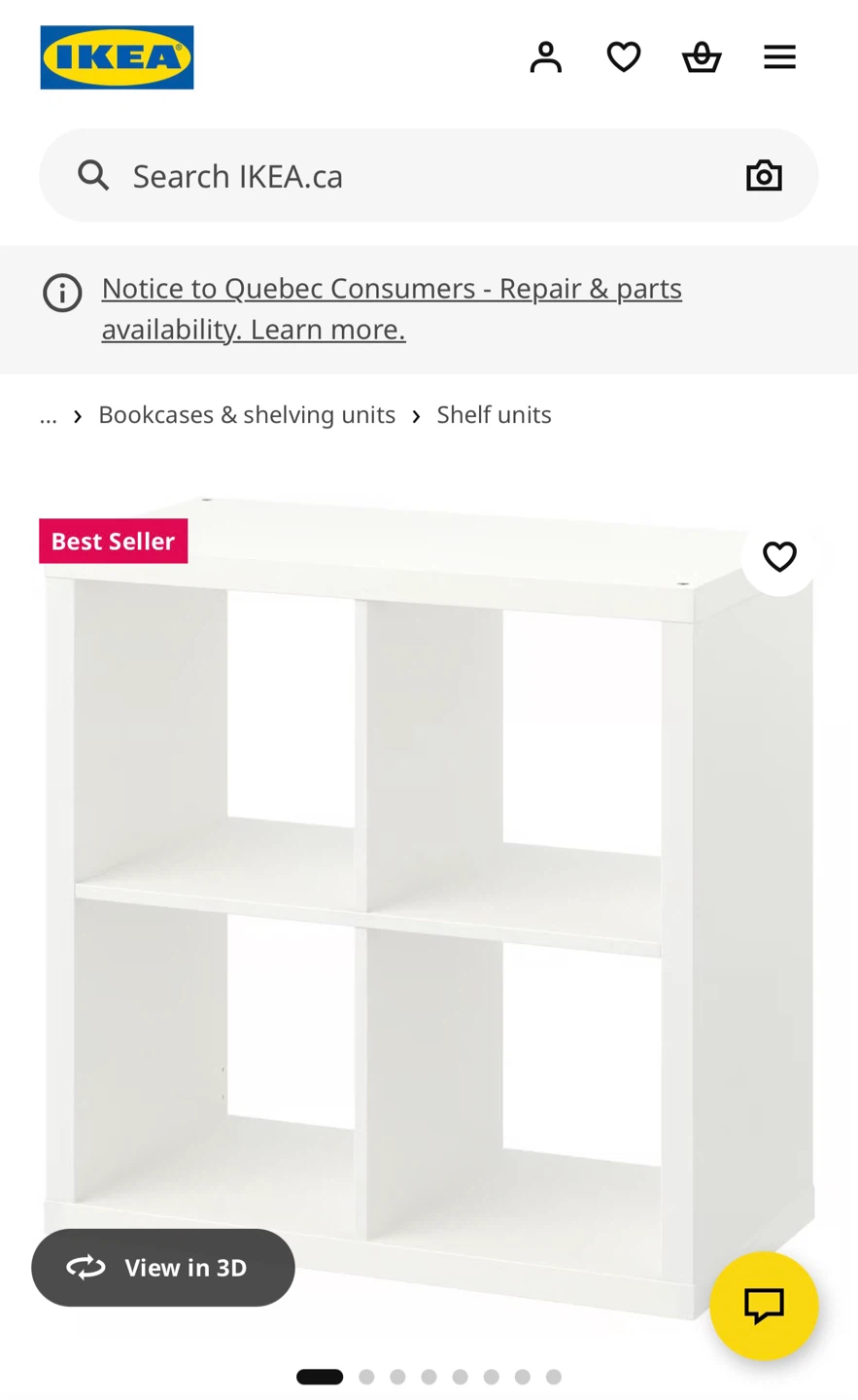Ikea white shelf - photo 3