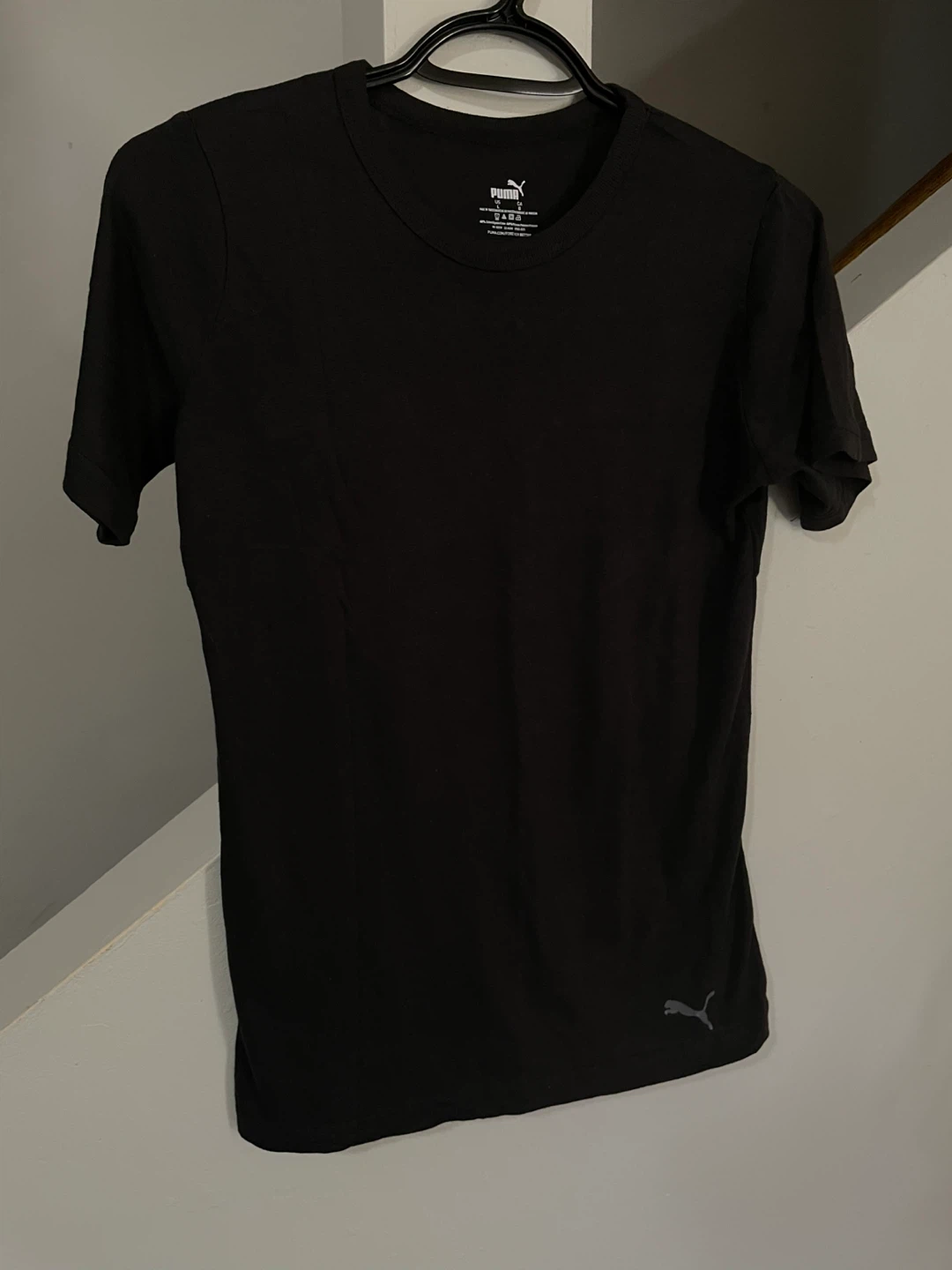 Puma Black T-Shirt - Youth Boys Large - photo 2