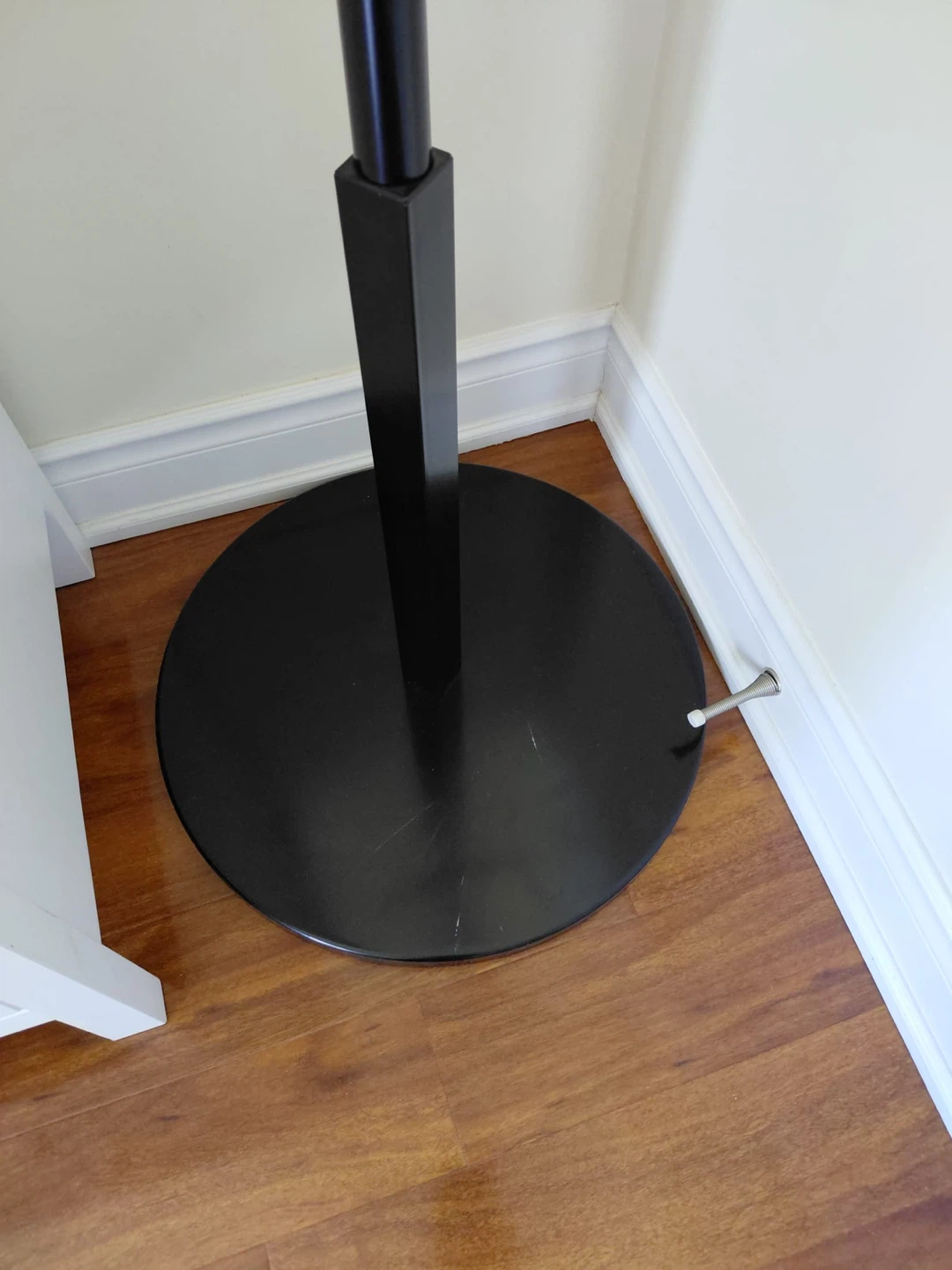 Black Metal Coat Rack Stand - photo 3