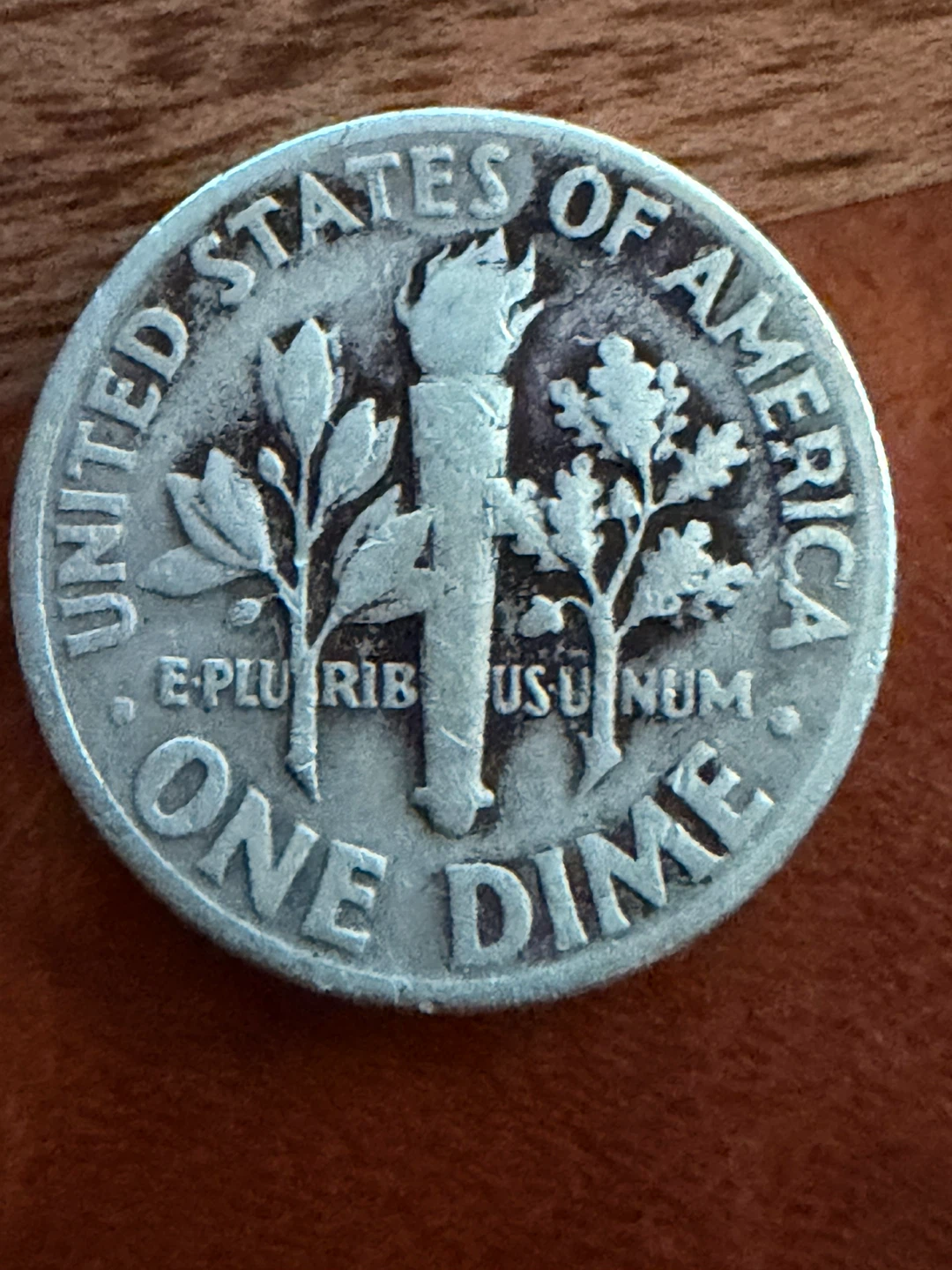 1941 US Dime Coin Roosevelt (Silver) - photo 2