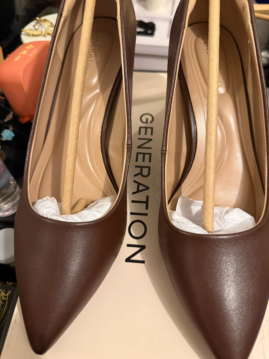 BCBG Generation Brown Heels Size 7.5