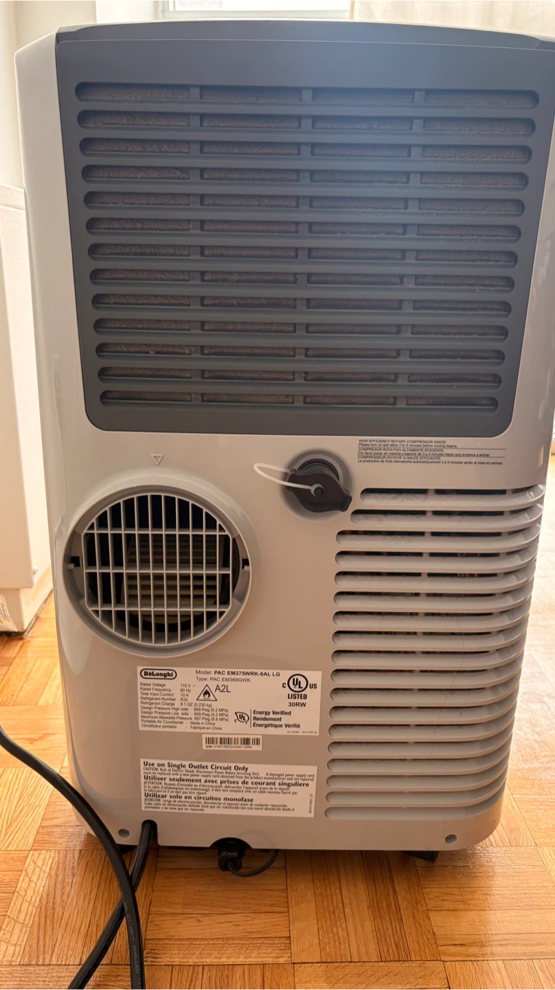 DeLonghi Pinguino Portable Air Conditioner PAC EM375WRK-6AL LG - photo 3