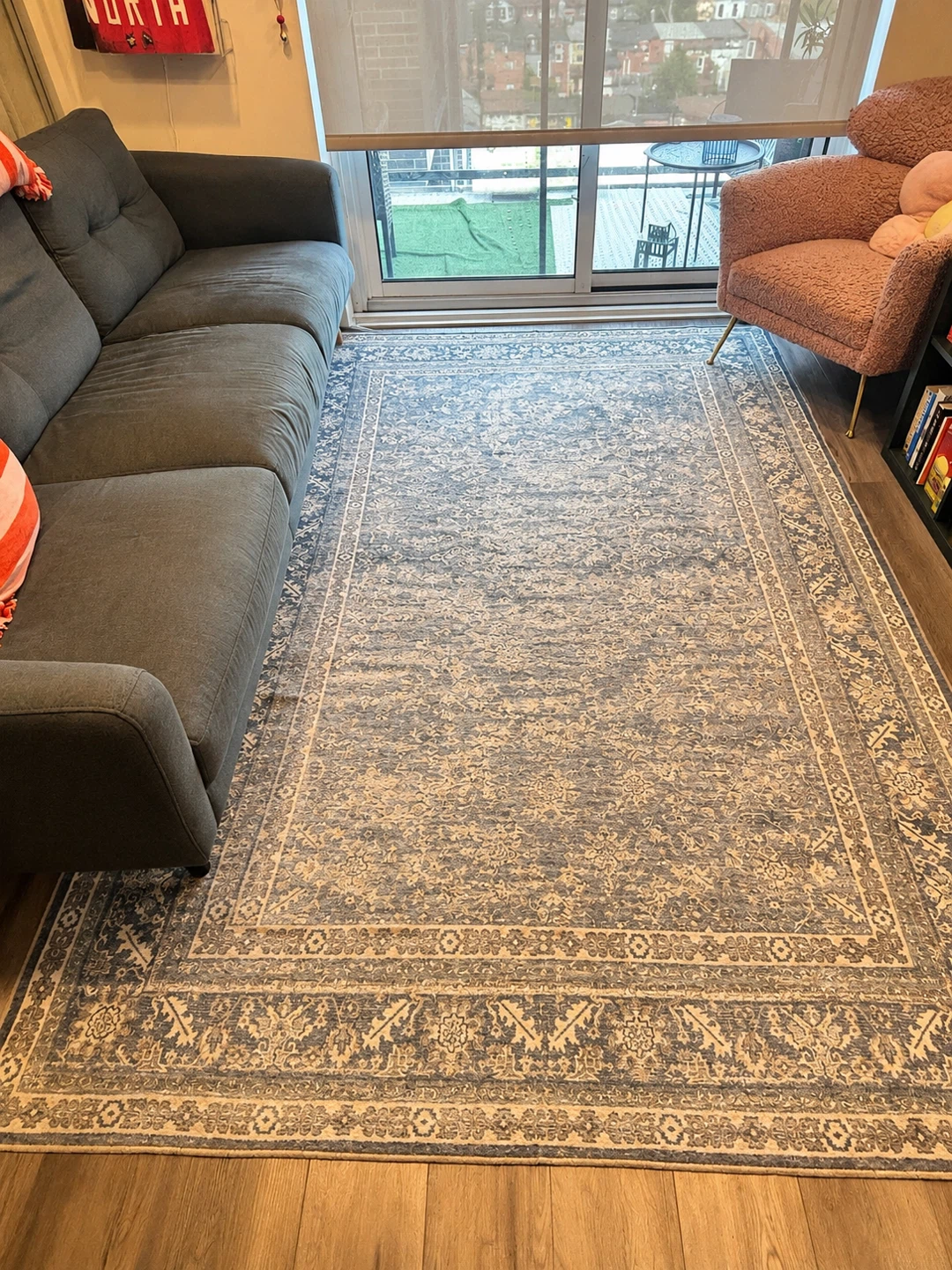 Blue Area Rug 6' x 9'