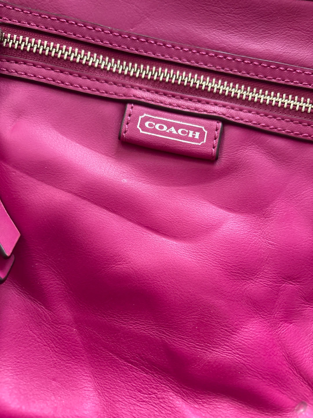 Coach Pink Leather Shoulder Bag - photo 5