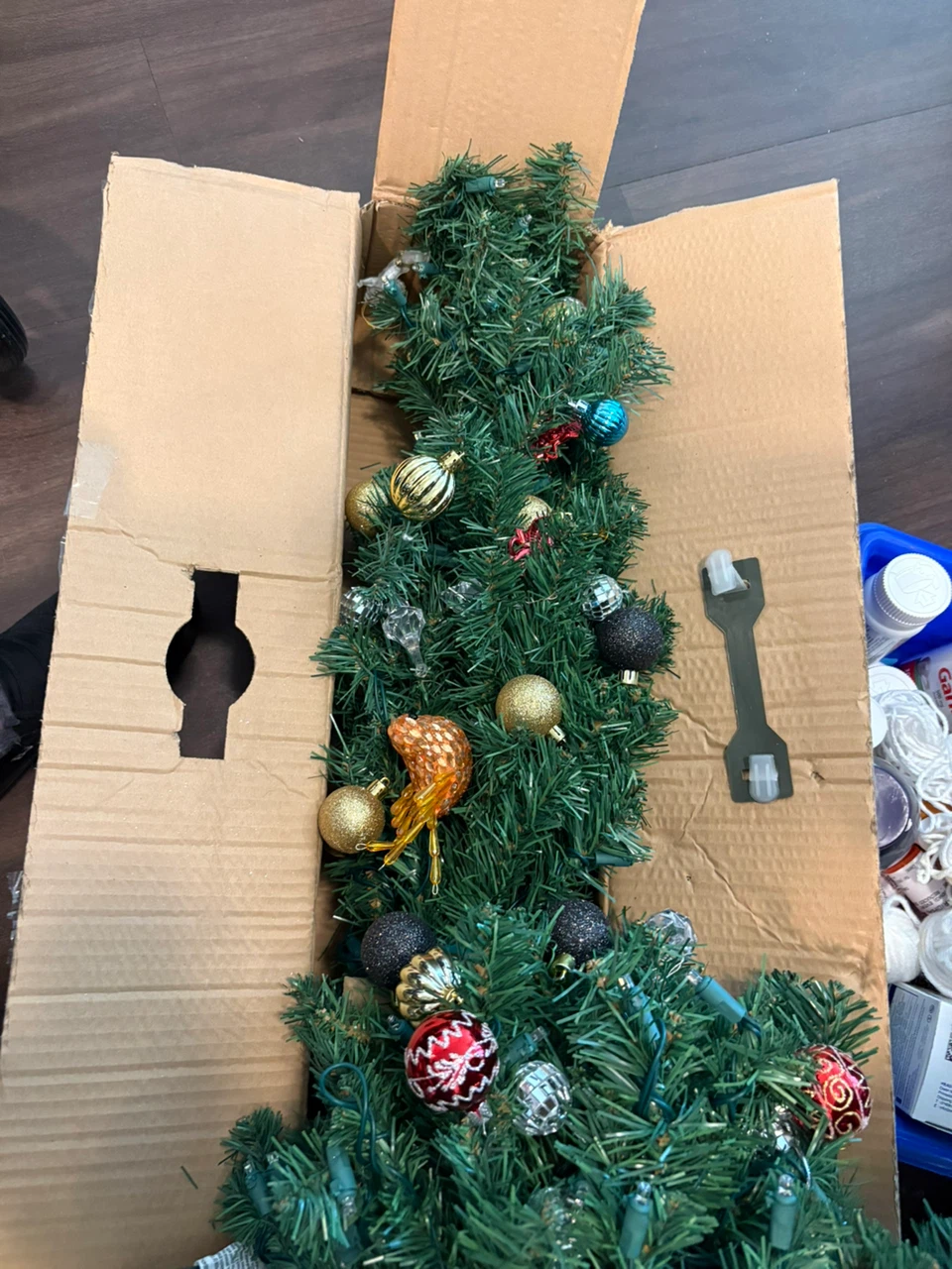 Holiday Time 4-FT Pre-Lit Pine Tree - photo 2