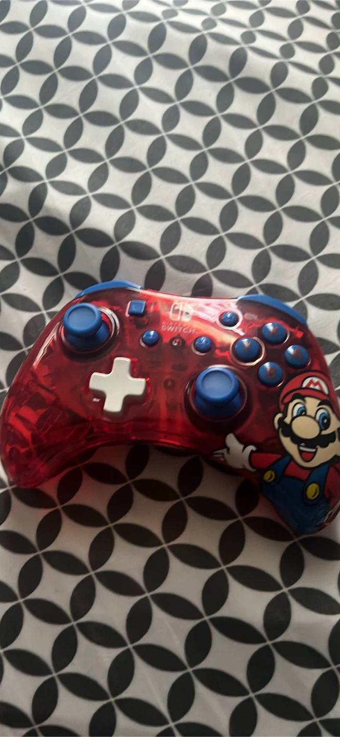 Red Mario Nintendo Switch Controller - photo 2