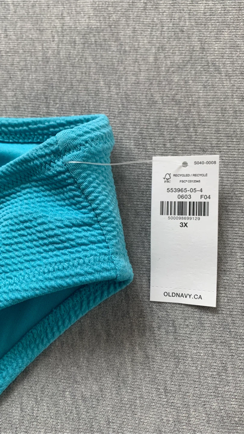 3X Blue Bikini Bottoms - Brand New with Tags - photo 3
