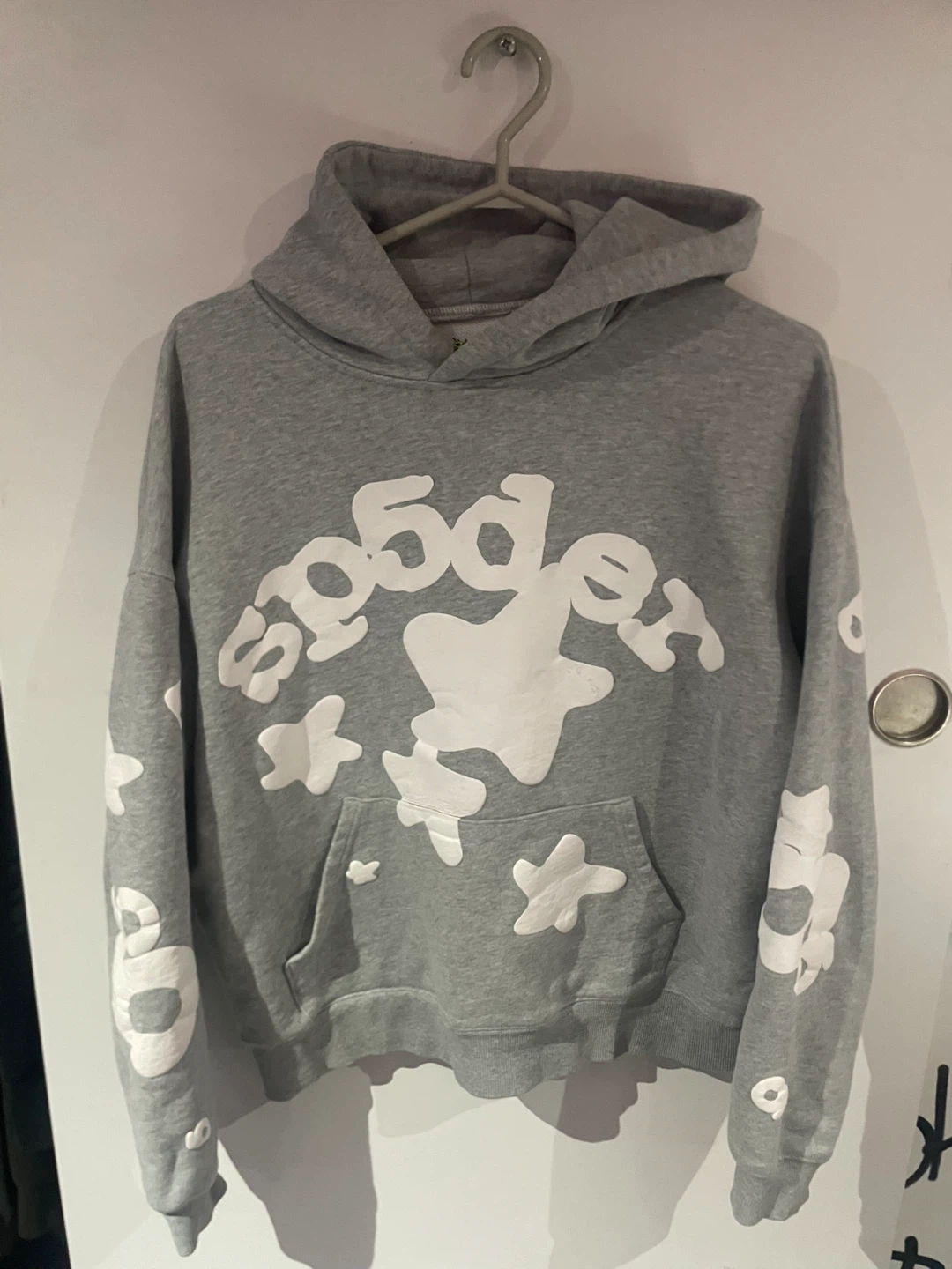 grey spider hoodie