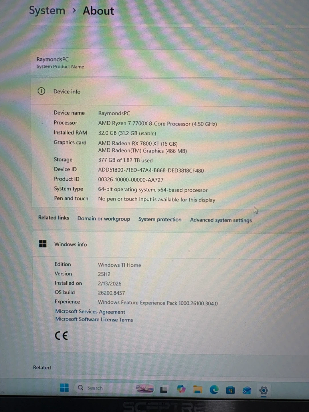 Custom Gaming PC - Ryzen 7, RX 7800 XT, 32GB RAM, 1.82TB SSD - photo 3