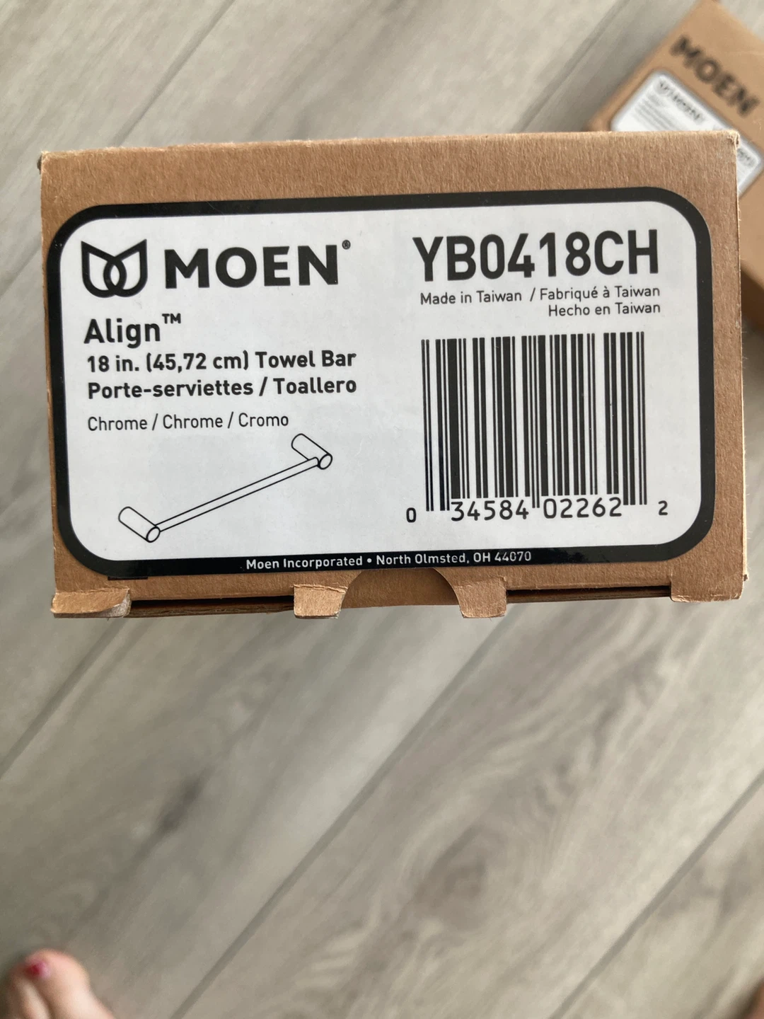Moen Align 18 in. Towel Bar and Pivoting Paper Holder Chrome - photo 3