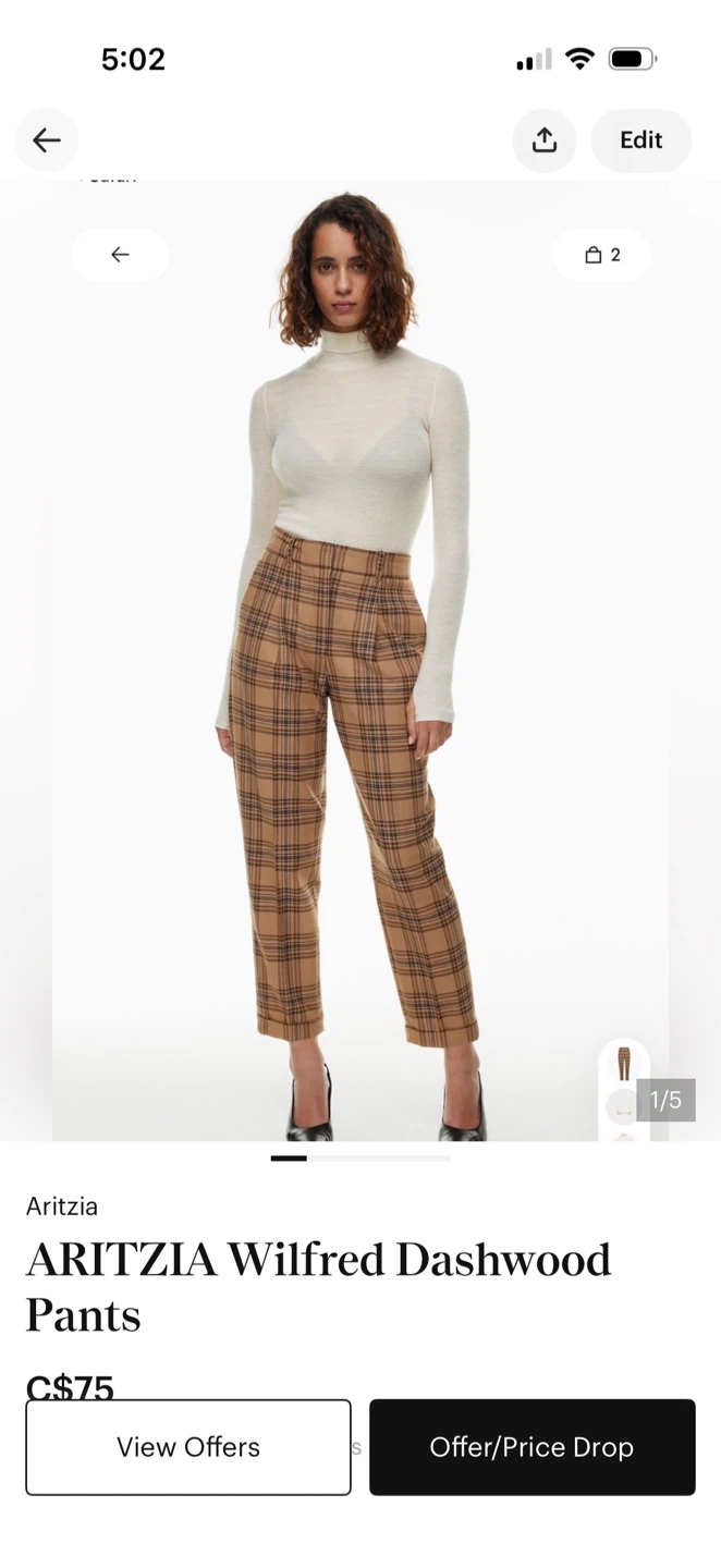 ARITZIA Wilfred Dashwood Pants