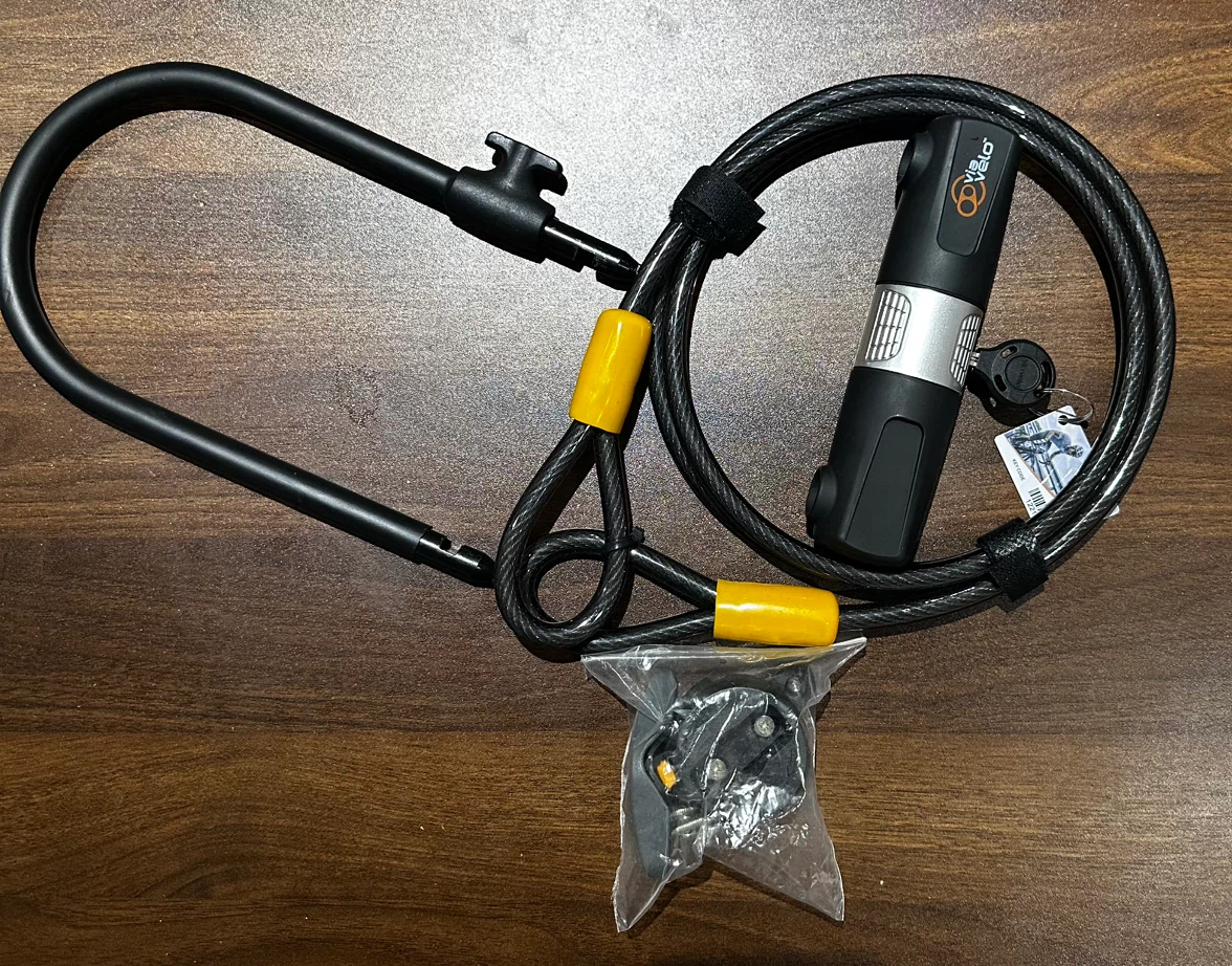Bike U-Lock with Cable