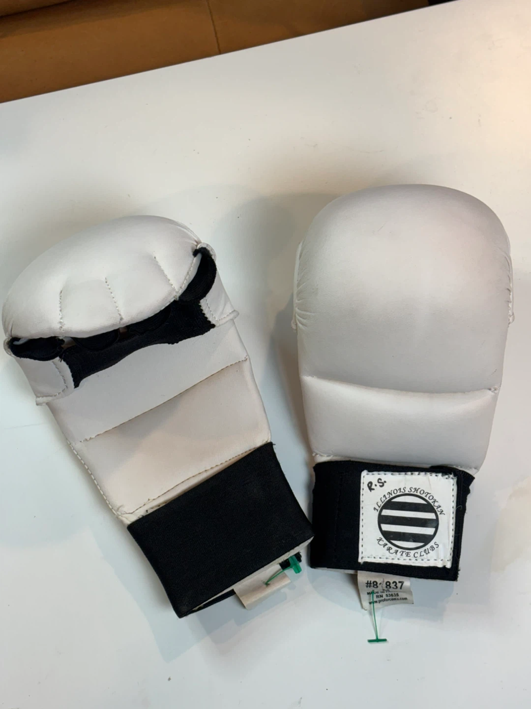 ProForce Karate Sparring Gloves White - photo 2