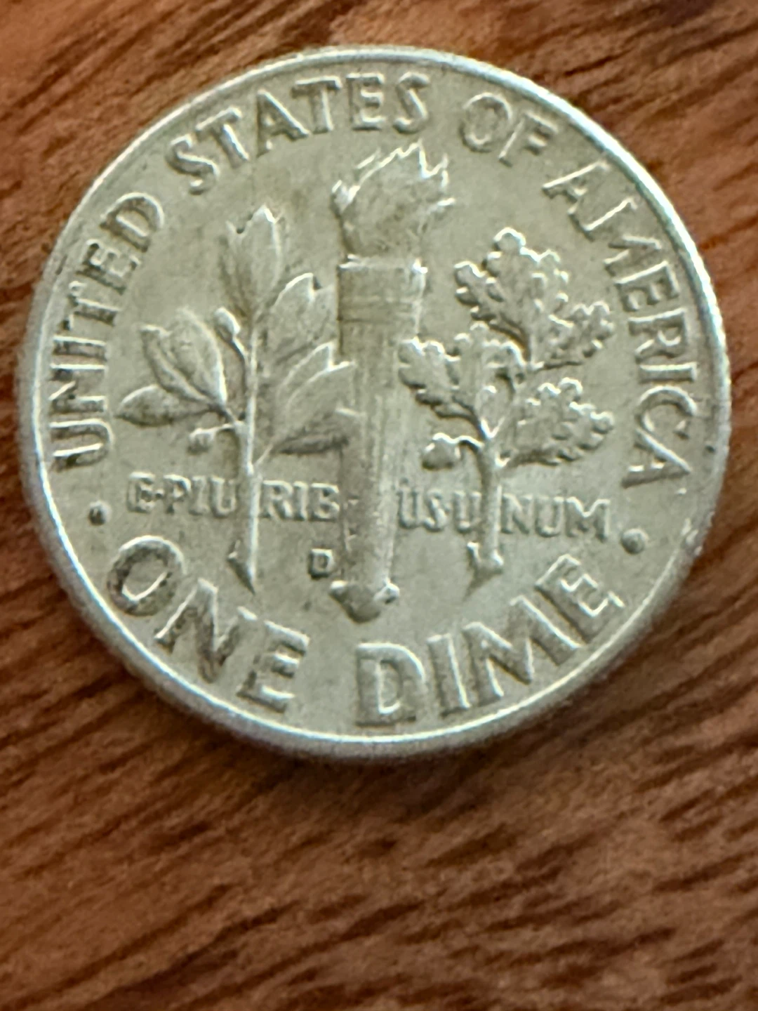 1963 US Dime Coin Roosevelt (Silver) - photo 2