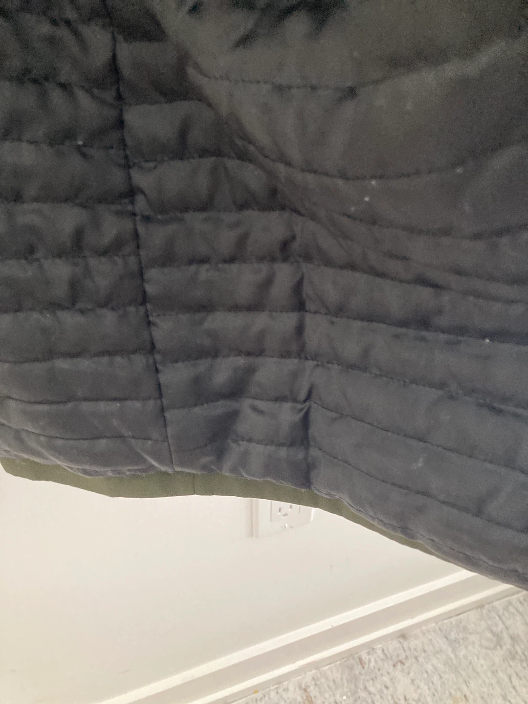 River Island Green Trench Coat Size S - photo 3