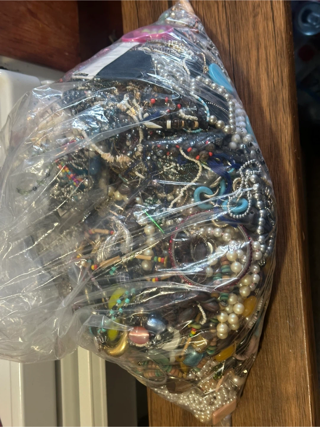 17.5 pounds of costume/craft jewelry