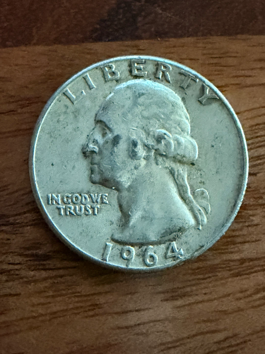 1964 Quarter Dollar Coin (90% Silver)