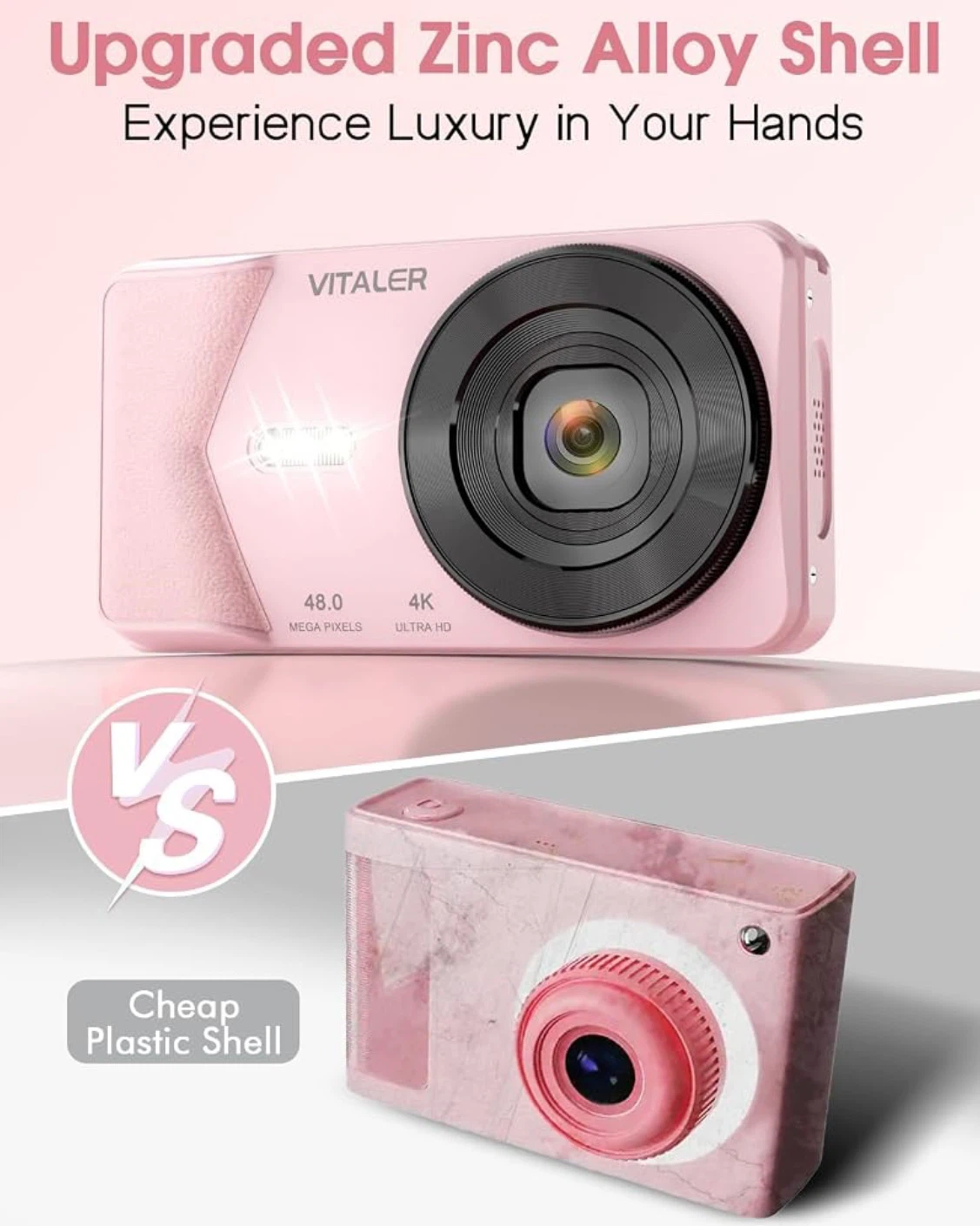 Pink Digital Camera - photo 3