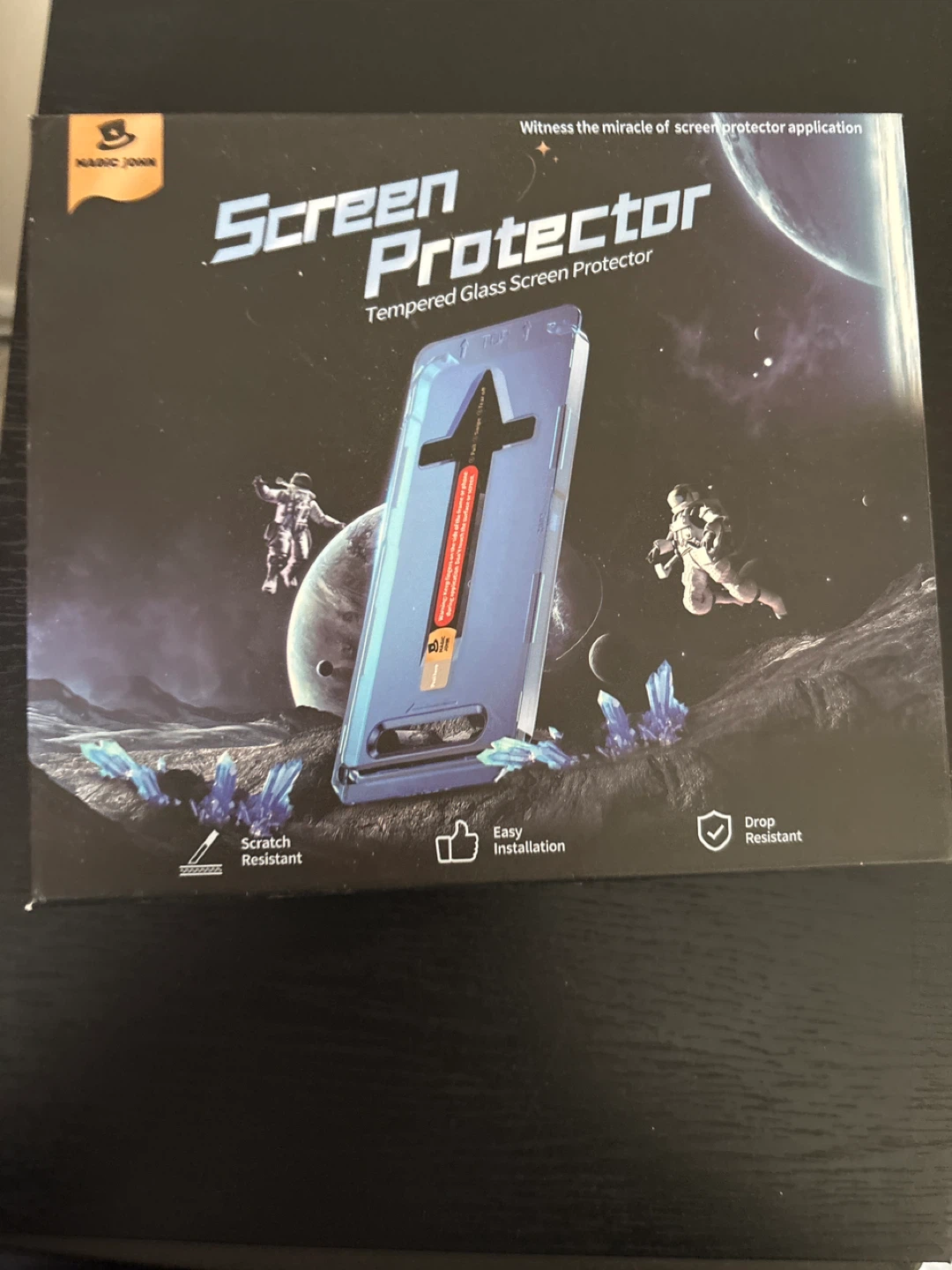 Magic John Tempered Glass Screen Protector for iPhone 12/12 Pro