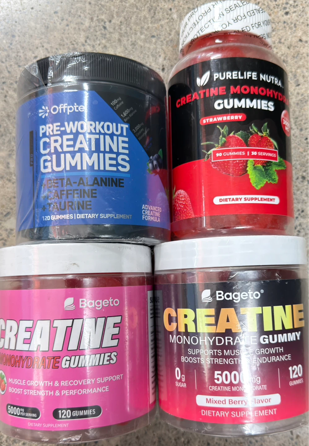 Bageto Creatine Monohydrate Gummies (Mixed Berry)