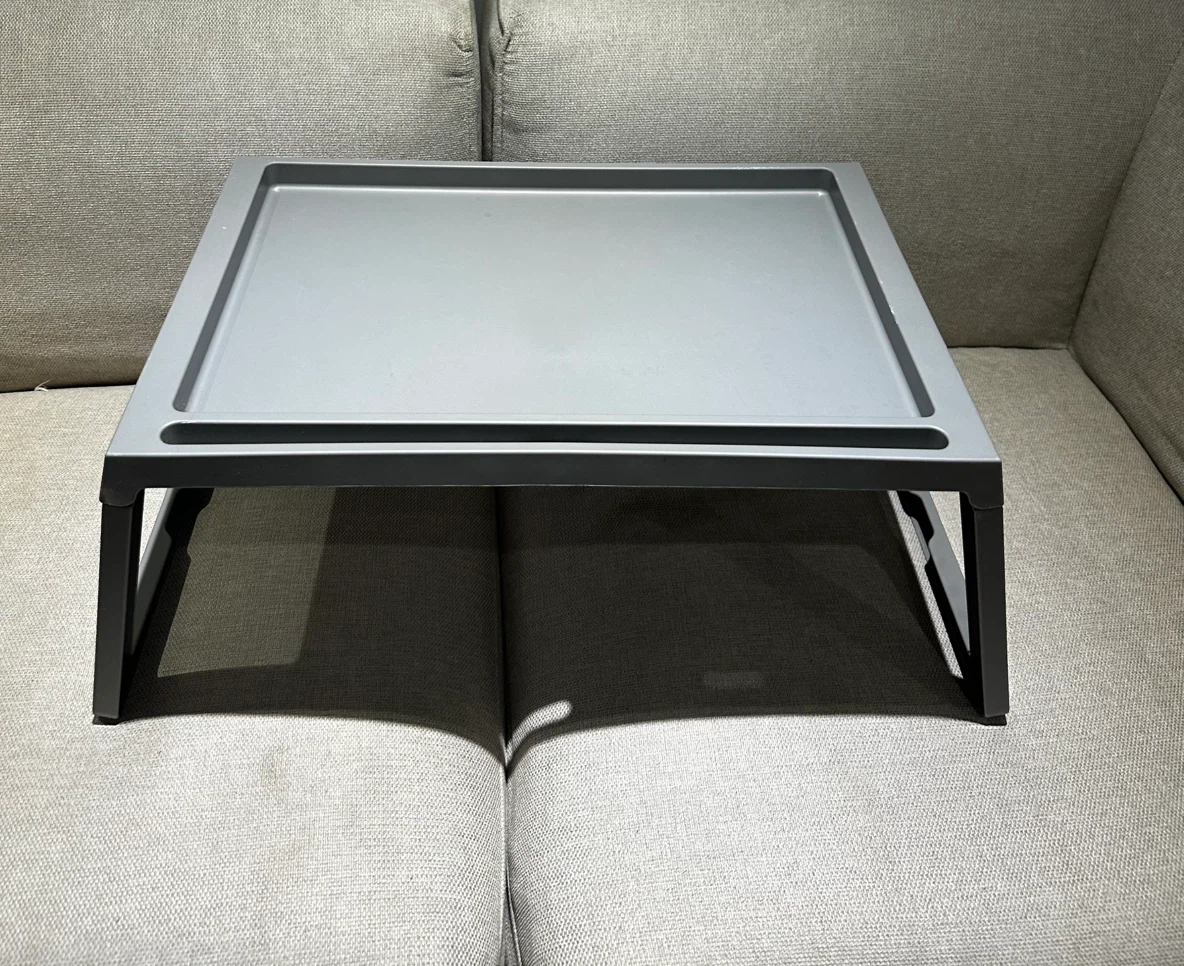 IKEA KLIPSK Bed Tray - Grey