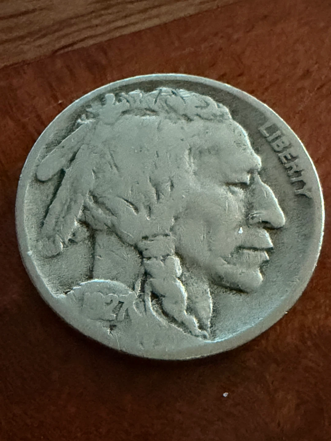 Buffalo Nickel Five Cents Coin 1927