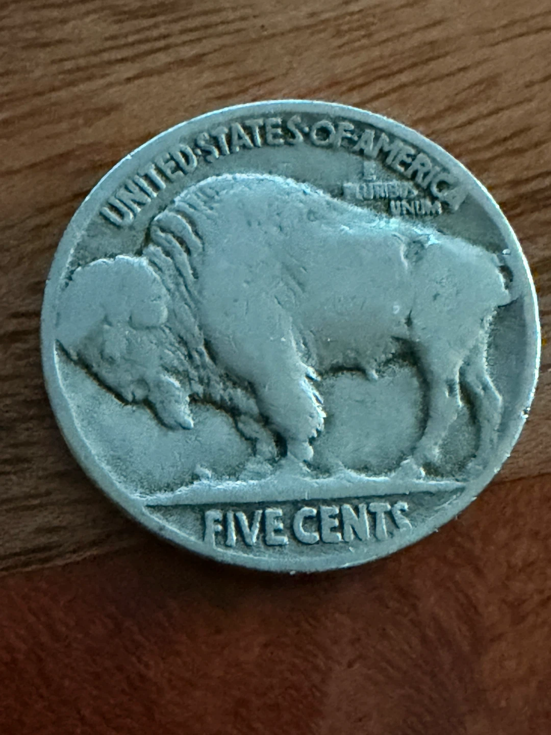 Buffalo Nickel Five Cents Coin 1927 - photo 2