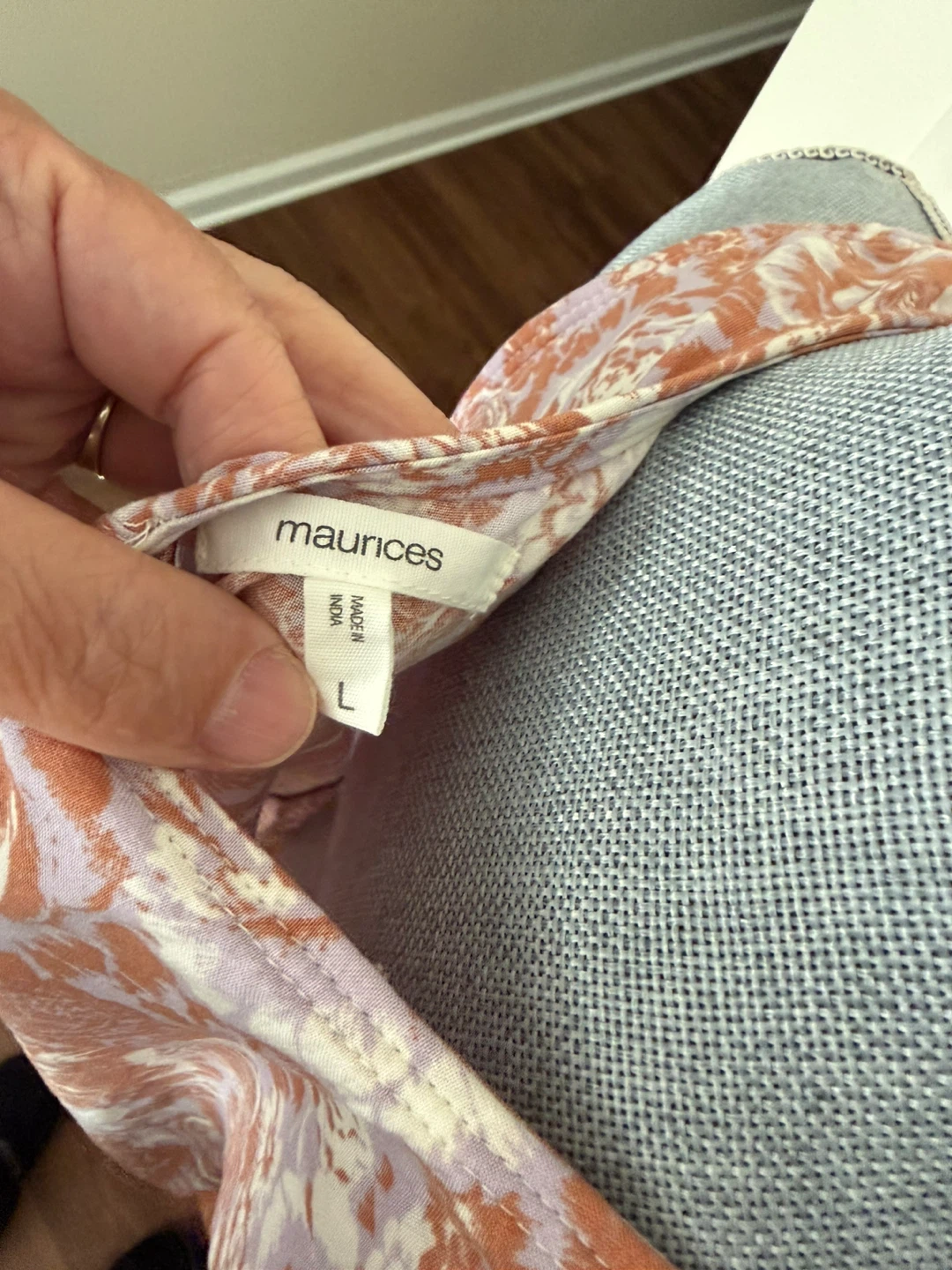 maurices Floral Print Sleeveless Top - Size L - photo 3