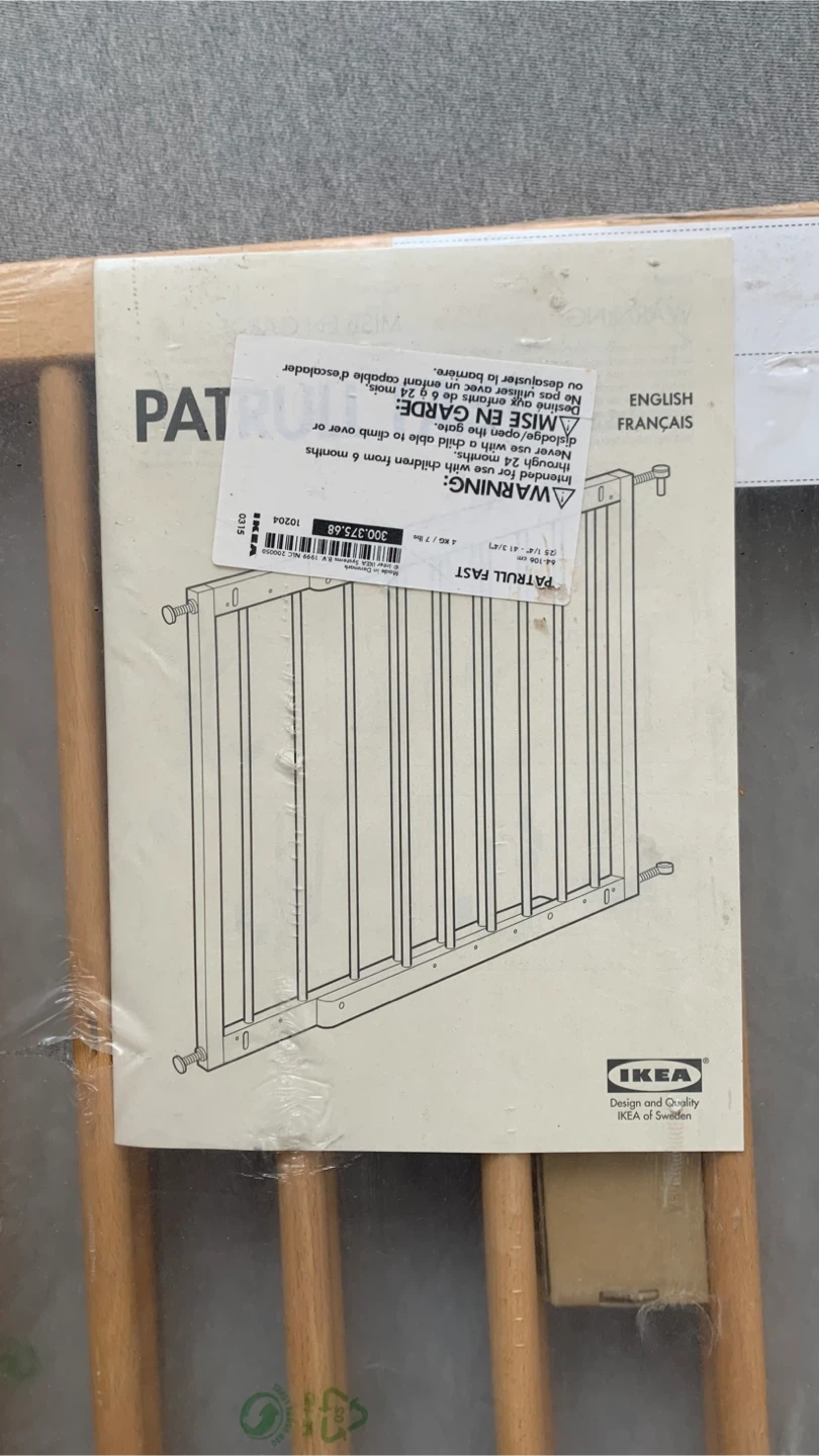 IKEA PATRULL FAST Baby / Dog Gate - Brand New Unopened - photo 3