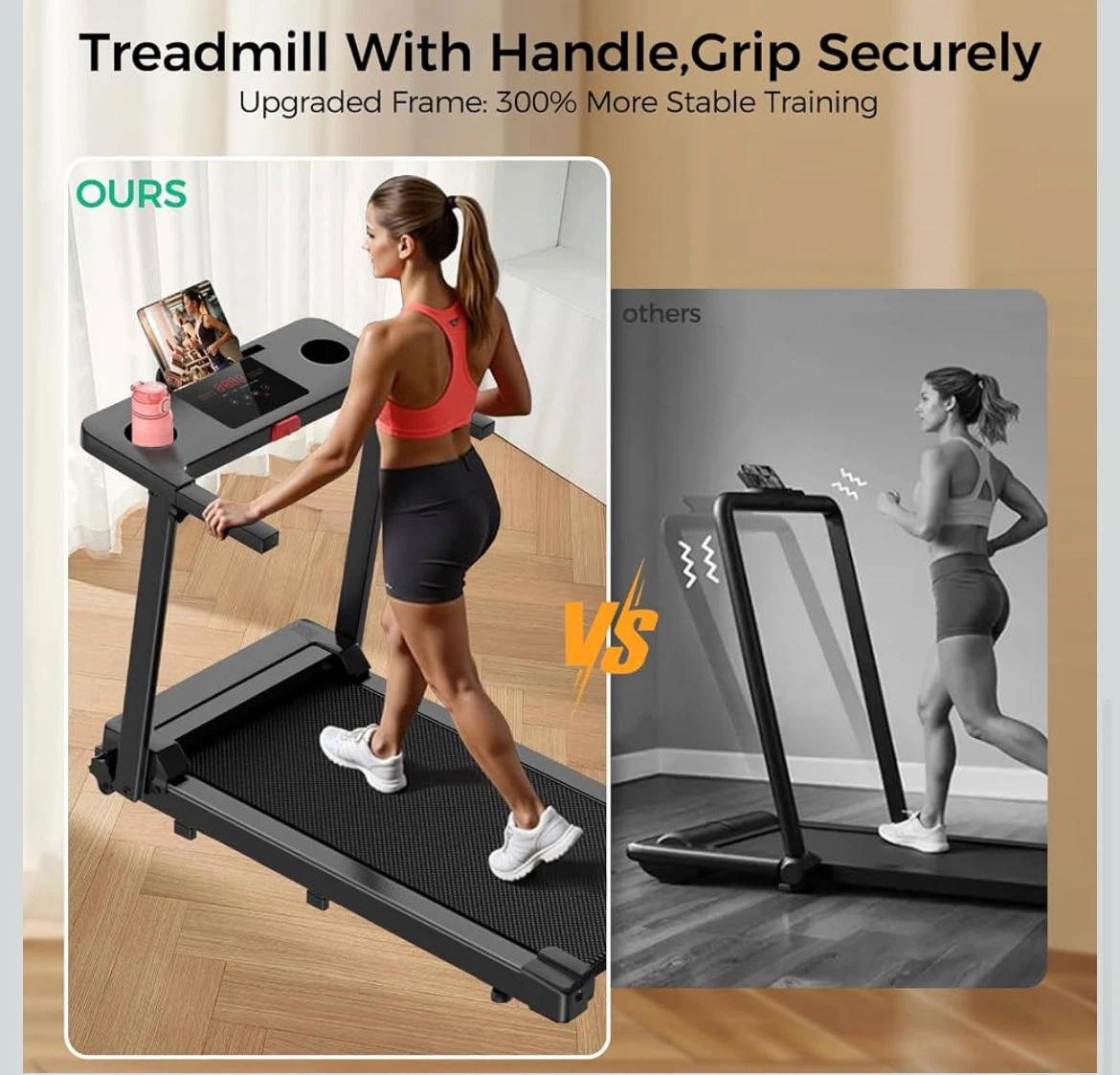 Ours Treadmill With Handle - photo 2