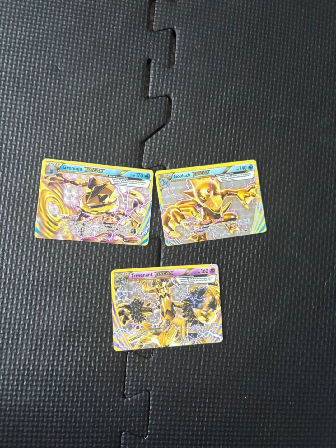 Pokemon TCG BREAK Cards - Greninja, Golduck, Trevenant