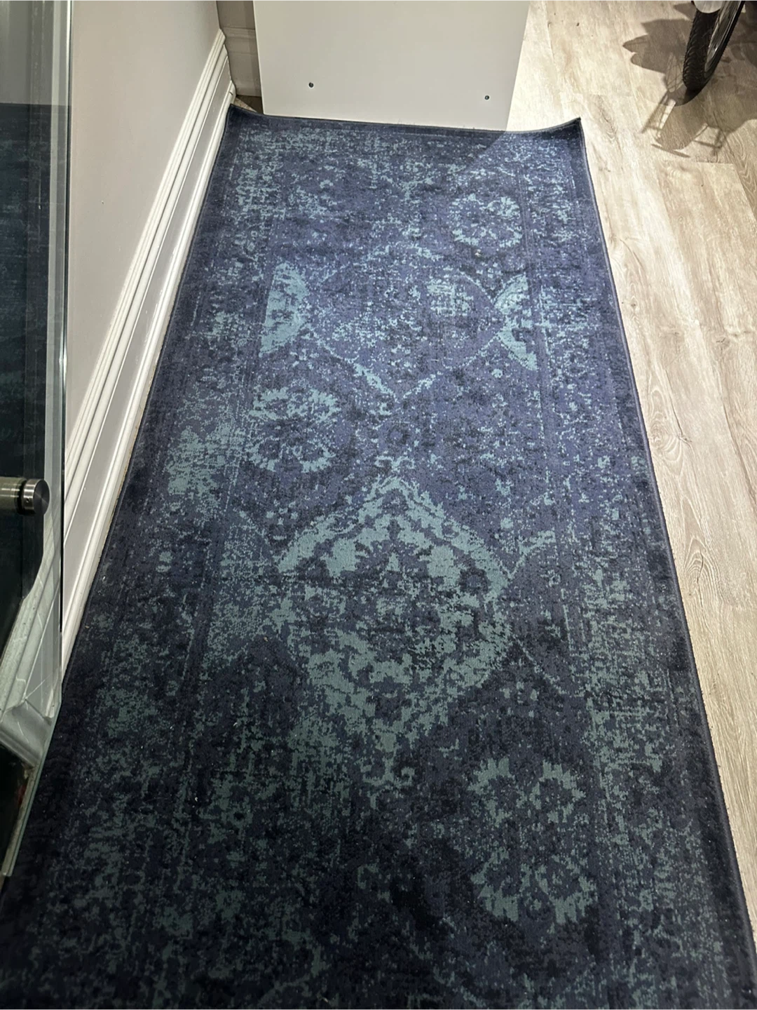Dark Blue Pattern Rug - photo 2