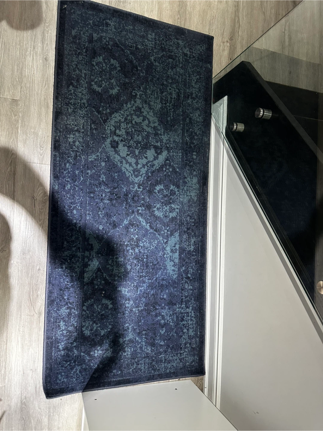 Dark Blue Pattern Rug - photo 4