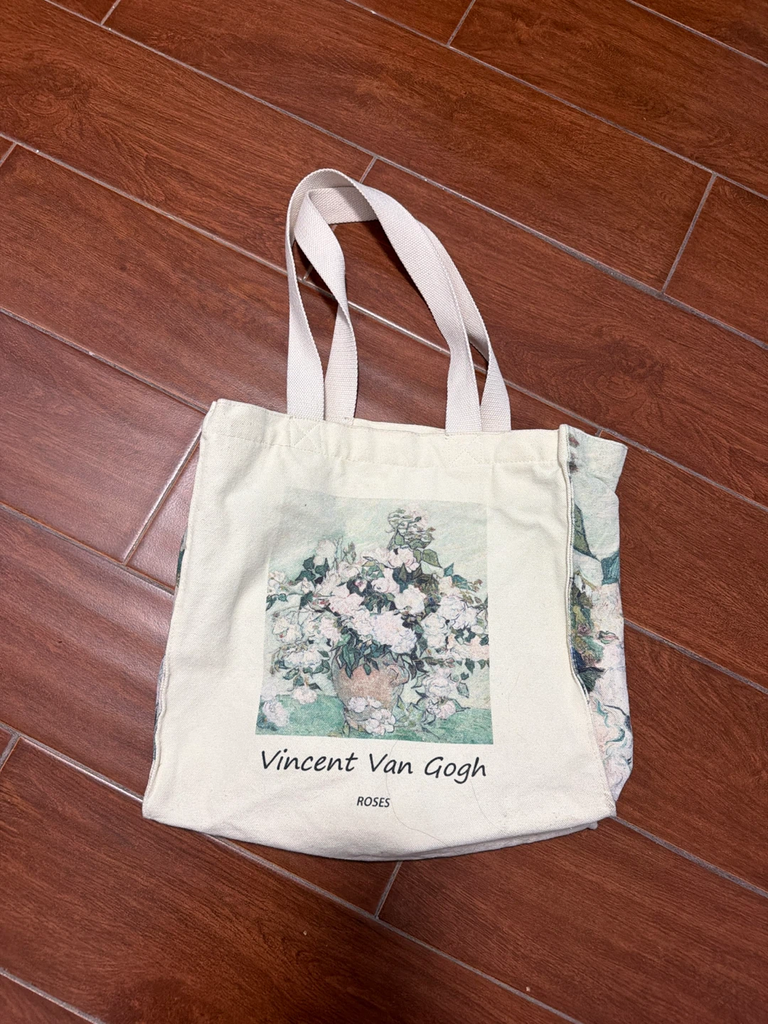 Vincent van Gogh Roses Tote Bag